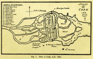 1545 plan of cork city